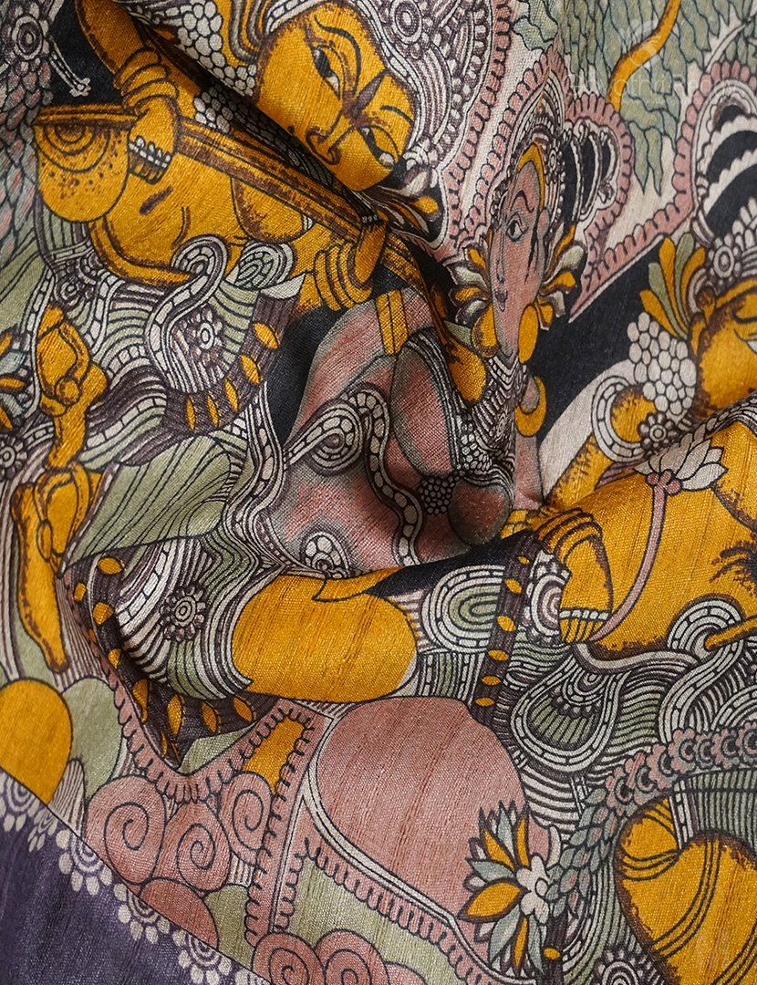 PURE DESI TUSSAR SILK-TS1180