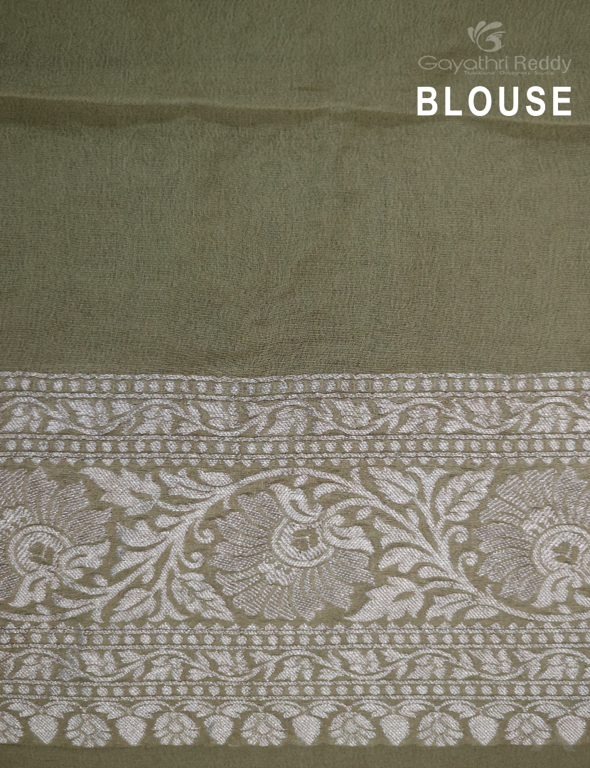 PURE BANARAS GEORGETTE KHADDI-BG576