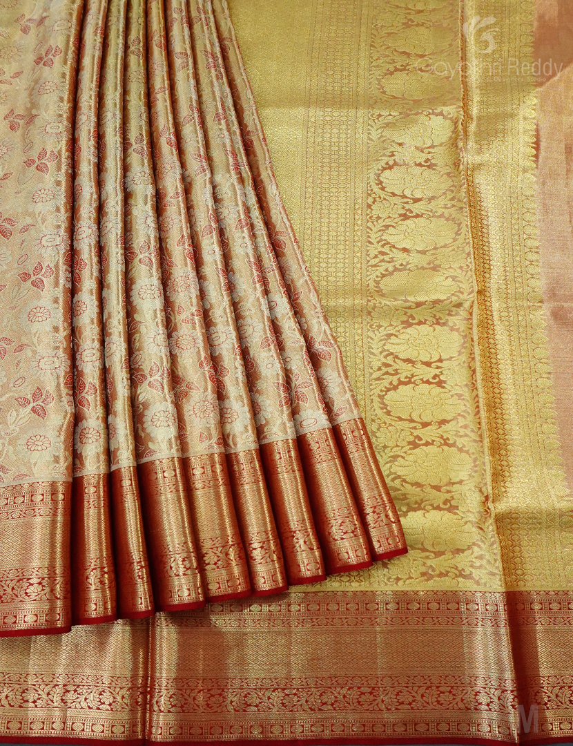 PURE KANCHI TISSUE SAREE-KP7896