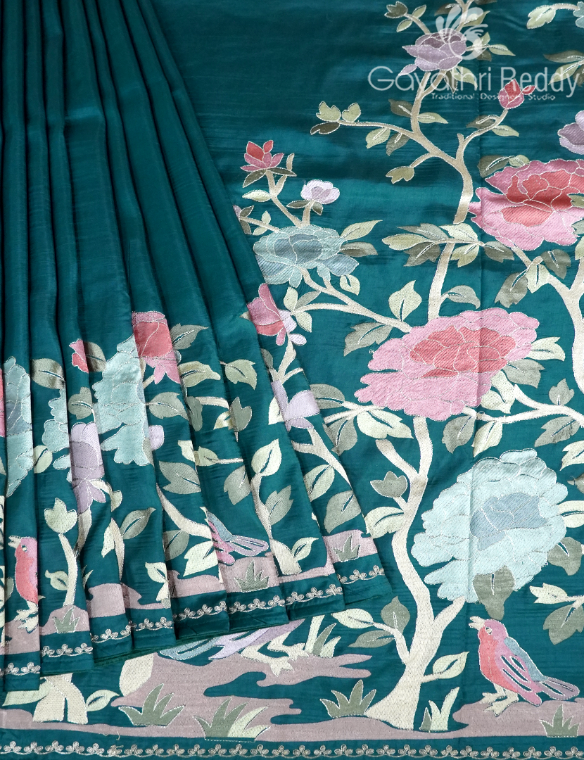 DUPION SILK FANCY SAREE -DSF25