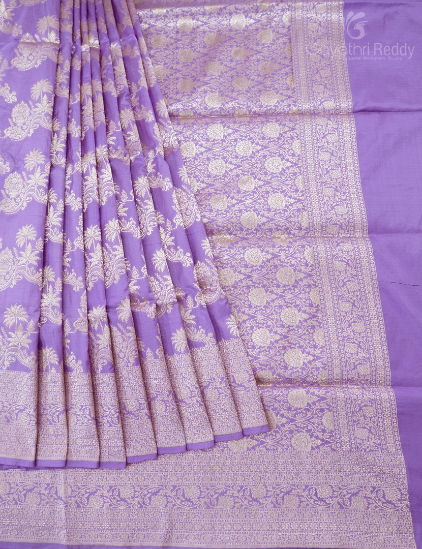 PURE BANARAS KATAN SILK JAAL-BP1103