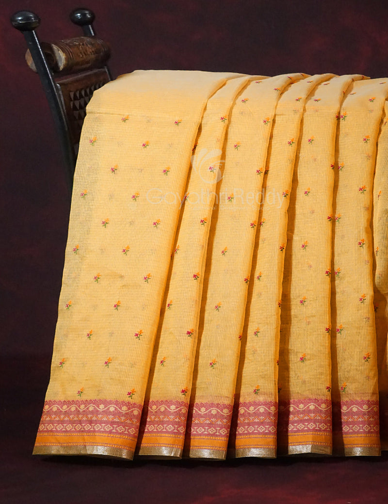 Orange Grey Premium JP Munga Kota Chunri Print Cotton Saree (without Blouse)  15507 | Cotton saree, Saree, Online shopping india