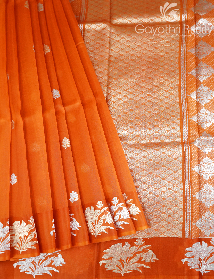 PURE BANARAS KORA SILK-BKS120