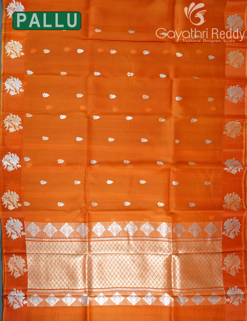 PURE BANARAS KORA SILK-BKS120