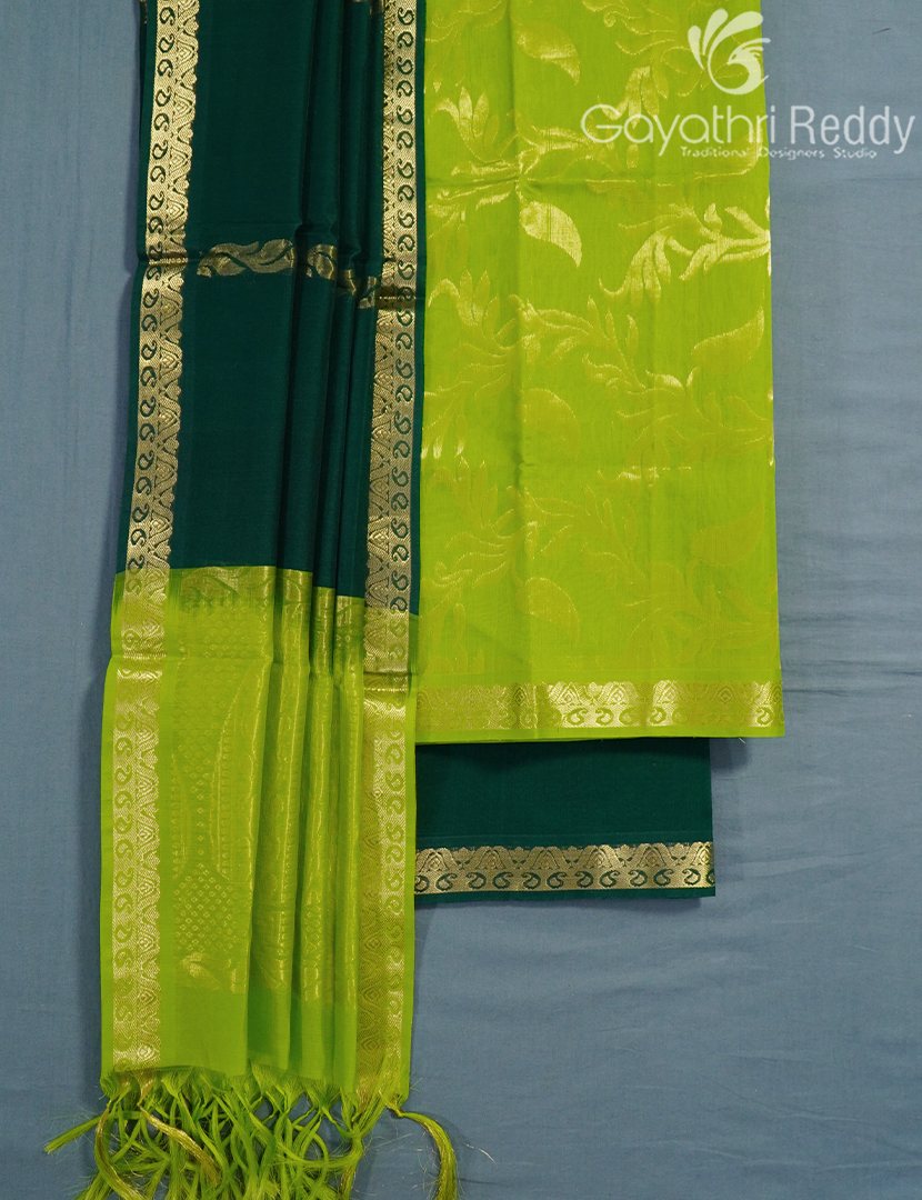 PURE KANCHI PATTU (D.M) 3PC-KPDM52