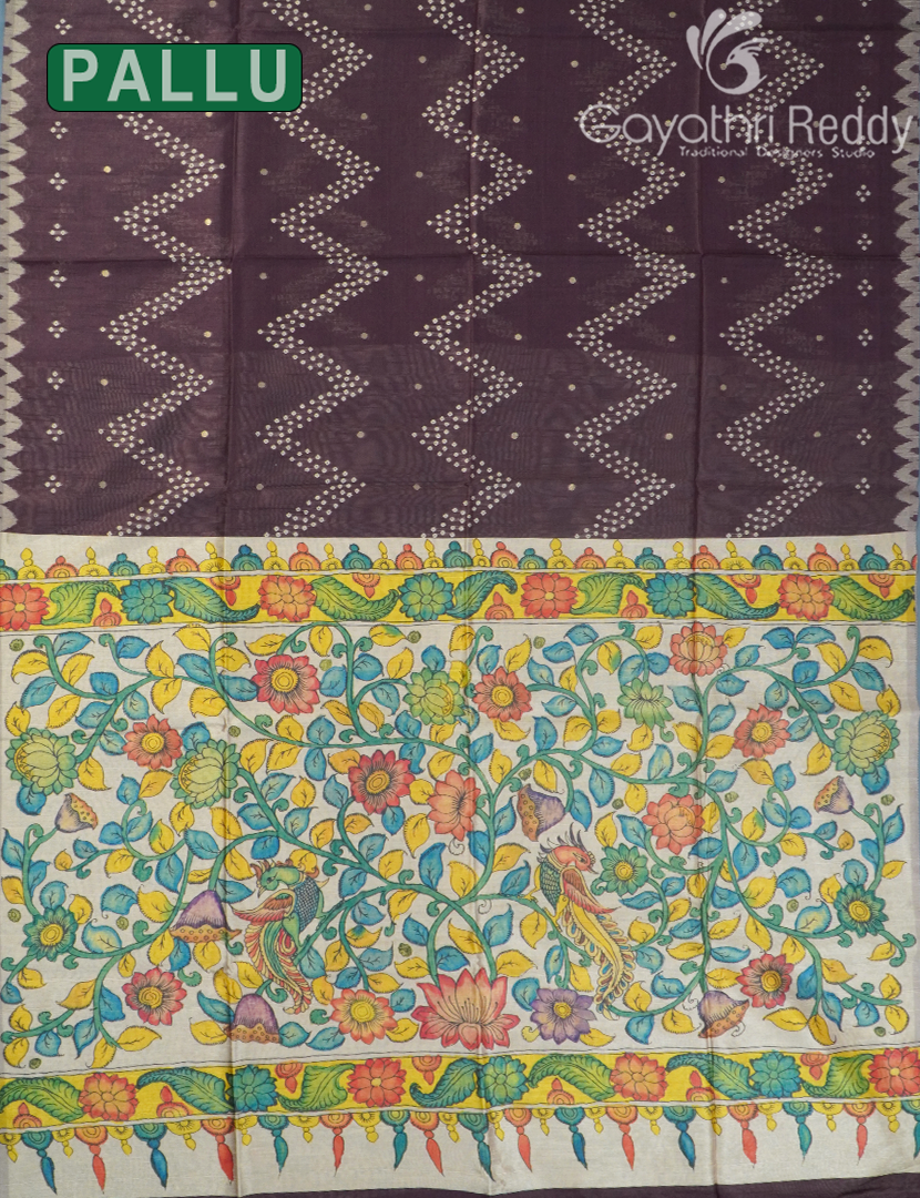 SEMI TUSSAR SAREE-ST1071