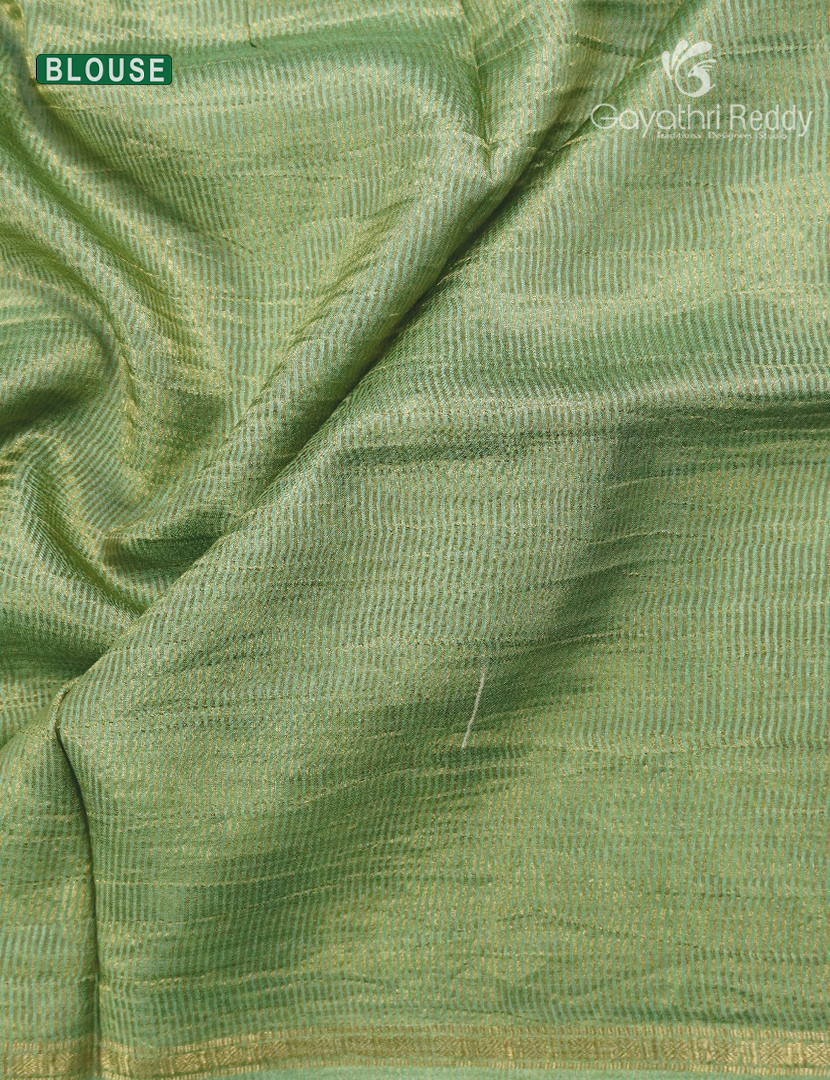 PURE TUSSAR PRINTED SAREE-TS1589