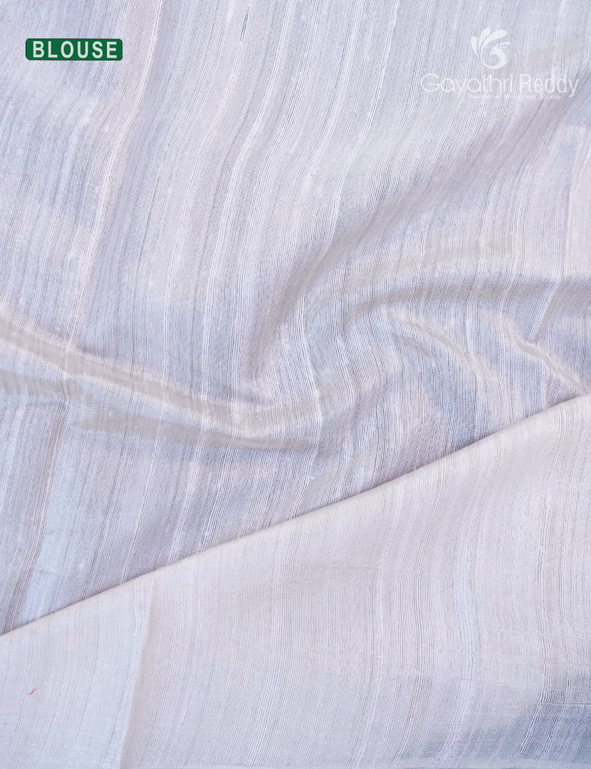 Pure Khadi Pattu Saree in Pastel Cream