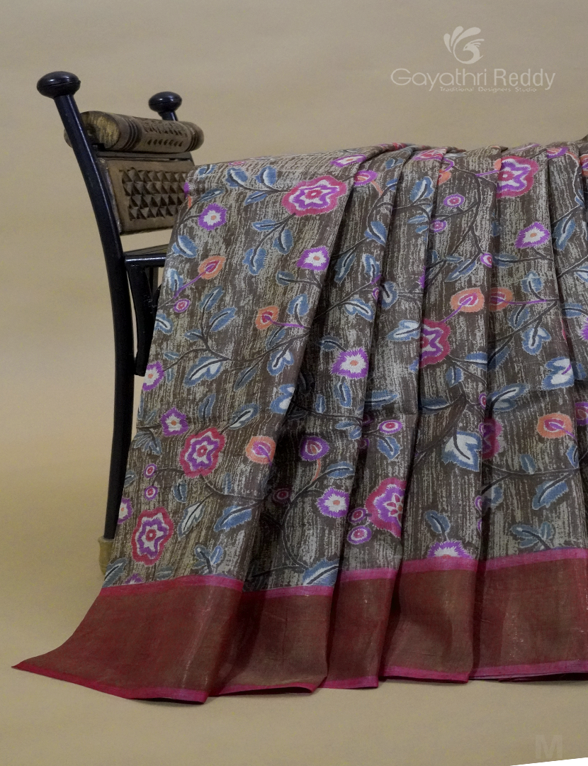 PURE DESI TUSSAR SILK-TS885