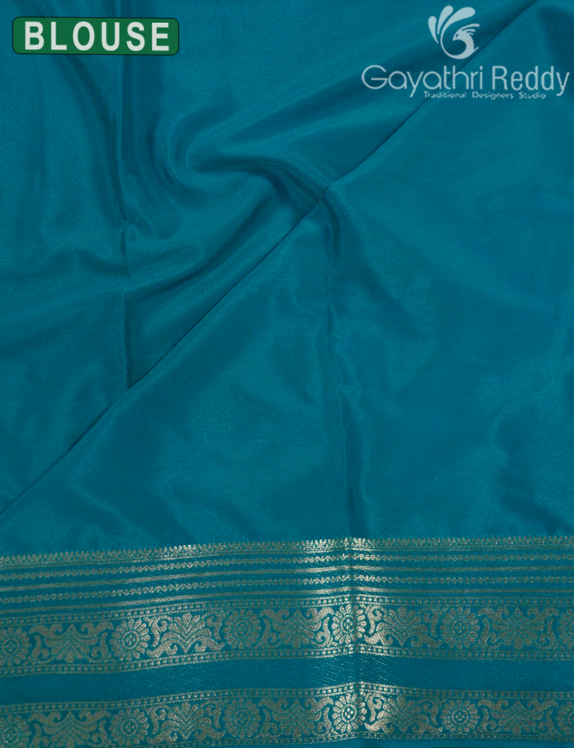 SEMI MYSORE CREPE SAREE-SMC368