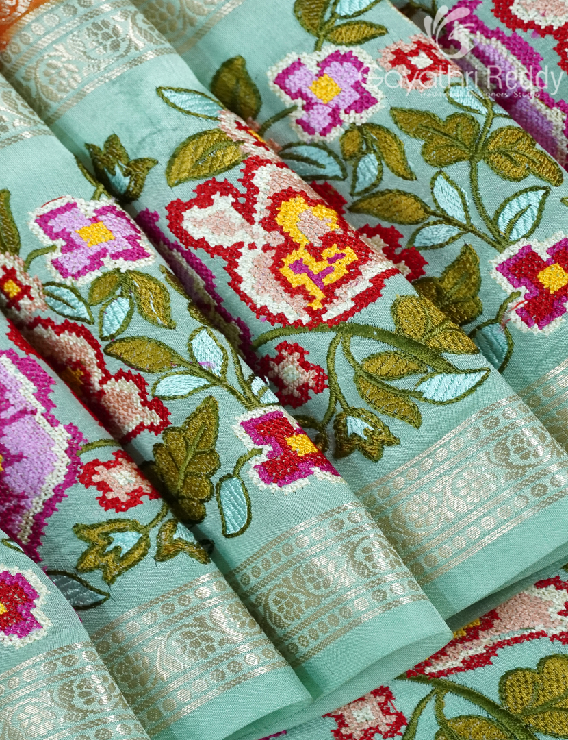 CHINIYA SILK SAREE-CS542