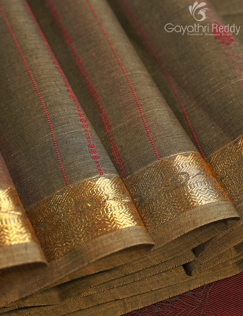 PURE KANCHI COTTON RICH PALLU-KC3070