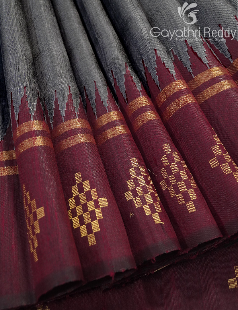 PURE KHADI PATTU SAREE-KHP1225