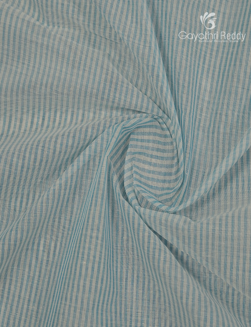 Pure Kanchi Cotton Printed Saree in Blue