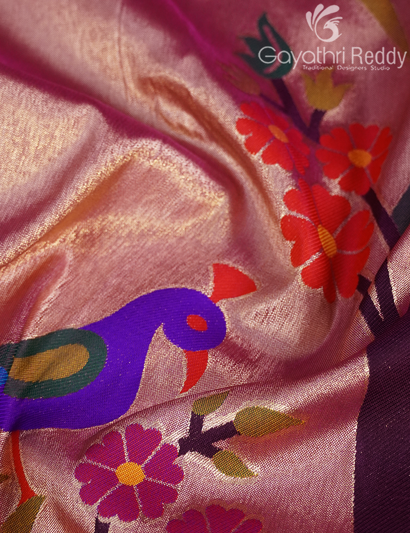 SEMI PAITHANI SAREE-SPS25