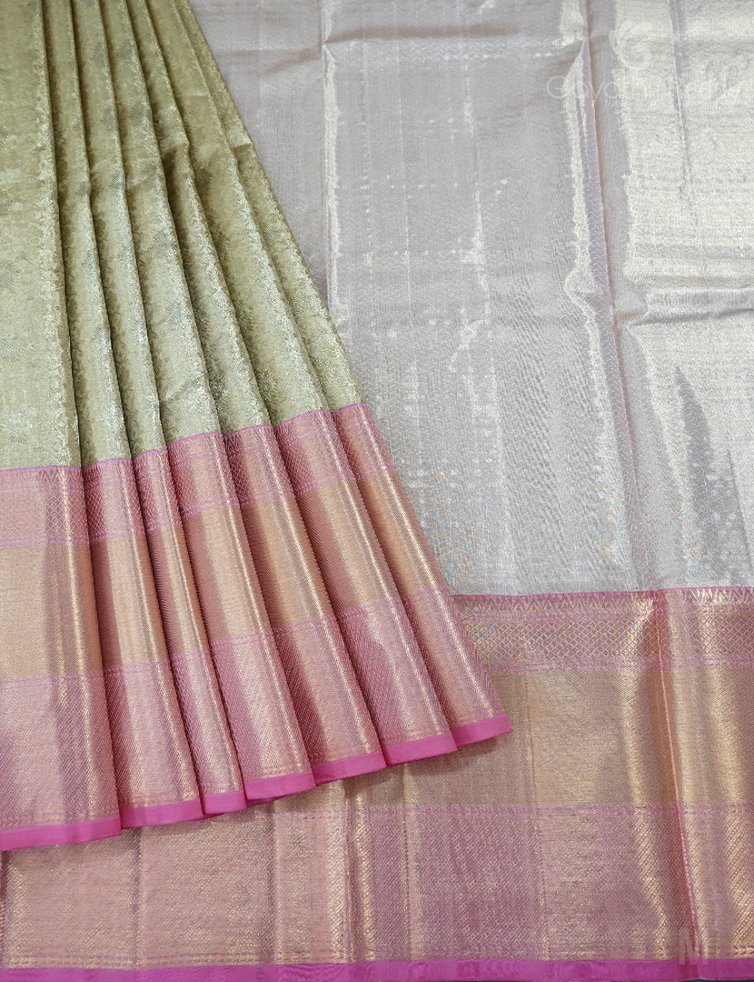 PURE KANCHI PATTU PAVADA(FREE SIZE)-KPL739