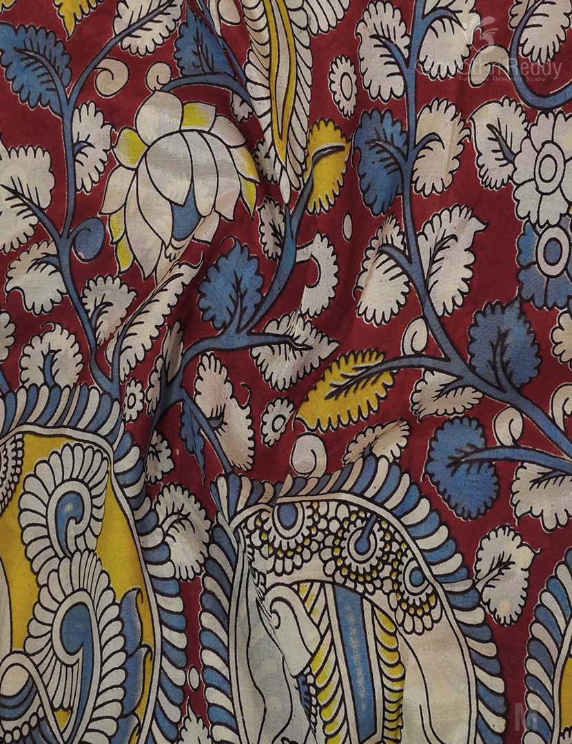 PURE KALAMKARI SILK-KKS54