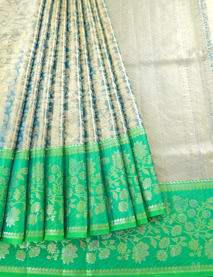 PURE KANCHI PATTU TISSUE SAREE-KP7522