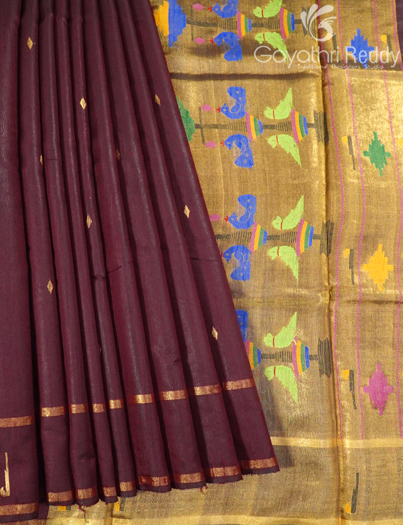 PURE KHADI PATTU SAREE-KHP1283