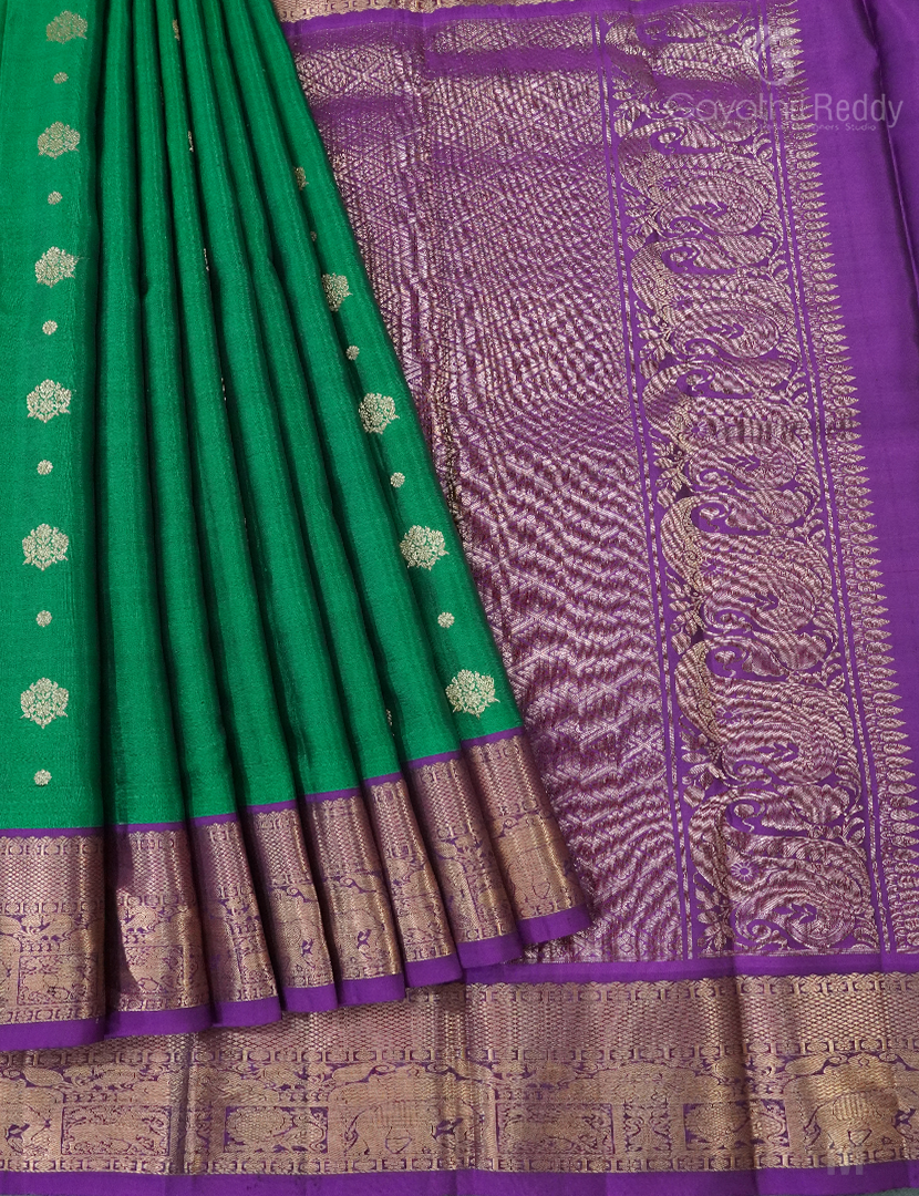 PURE KANCHI PATTU MEDIUM BORDER-KP7775