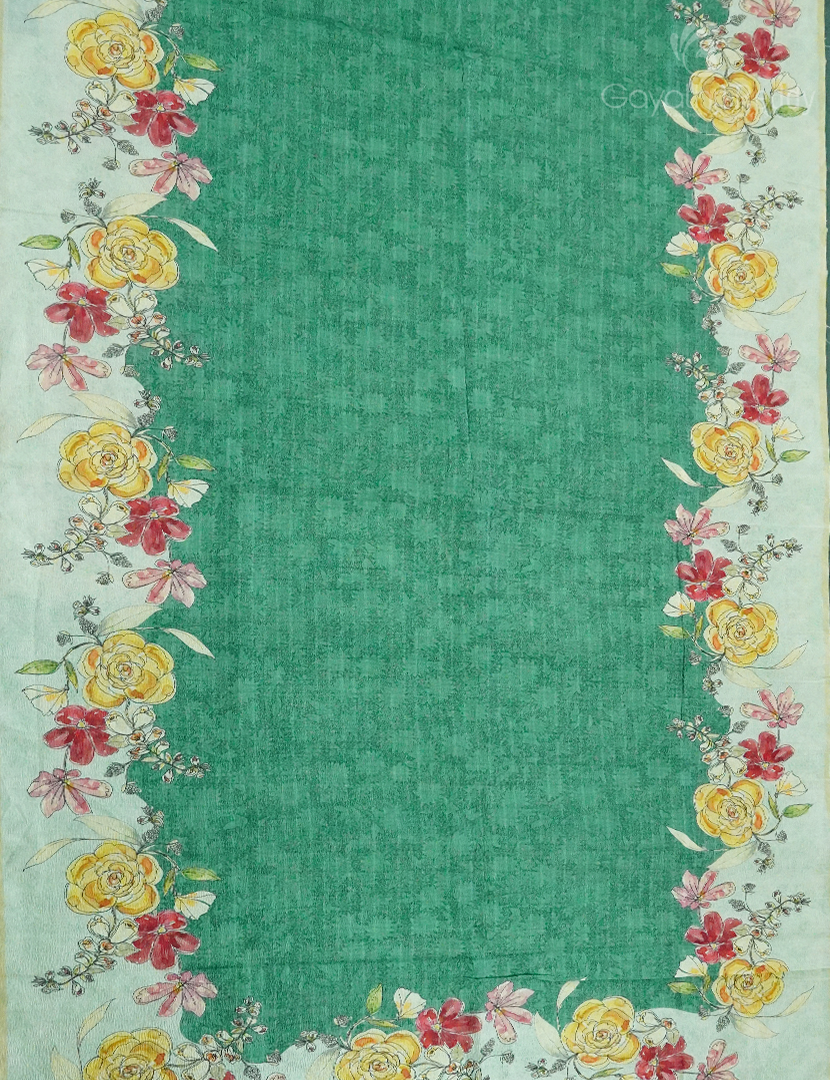 WRINKLE ORGANZA SAREE-OP583