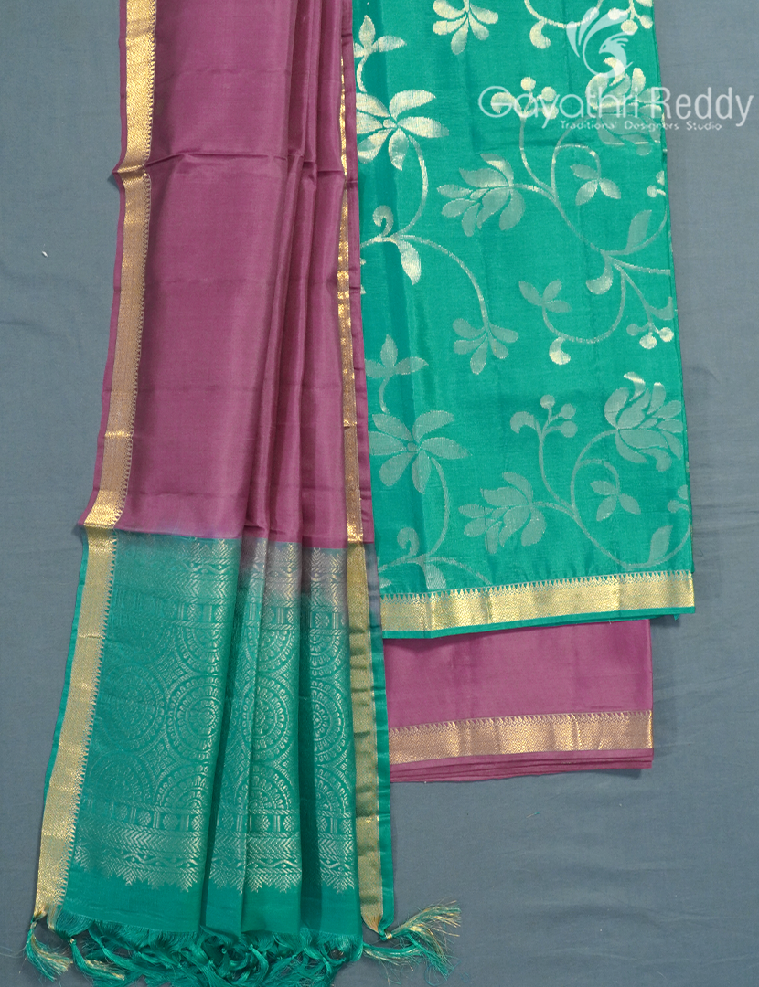 PURE KANCHI PATTU (D.M) 3PC-KPDM57