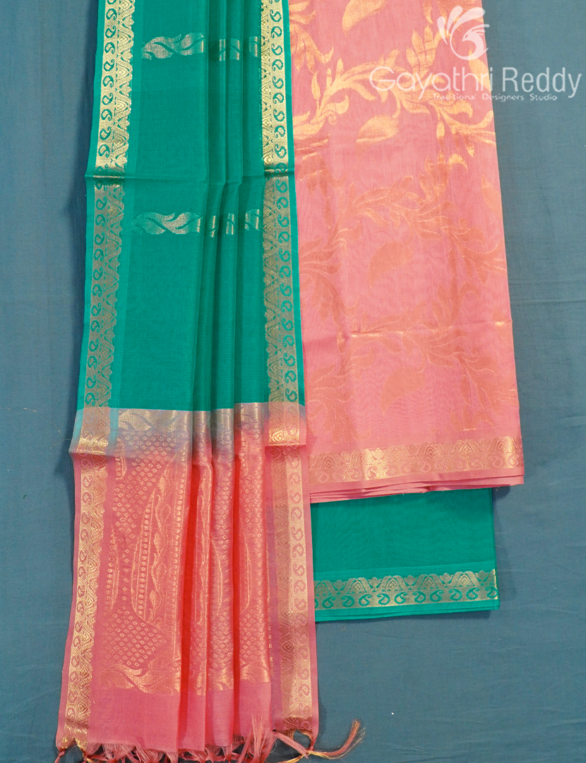 PURE KANCHI PATTU (D.M) 3PC-KPDM58