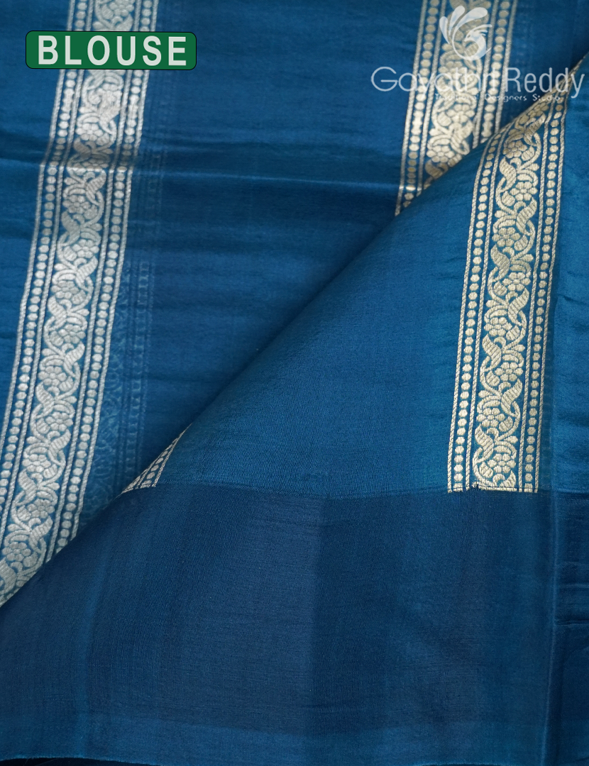 PURE BANARAS KORA SILK-BKS121