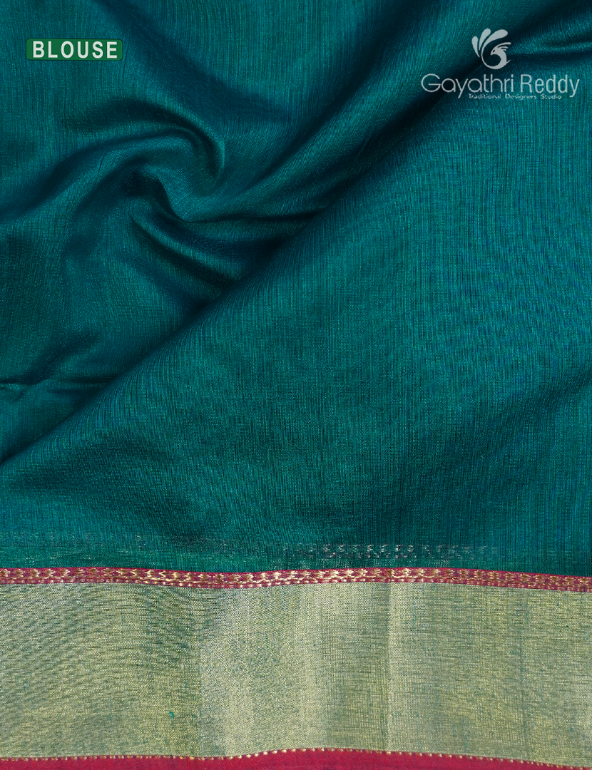 PURE CHANDERI MEDIUM BORDER SAREES -CPS1188
