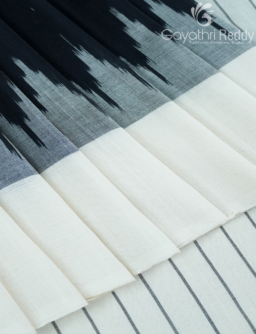 PURE IKKAT COTTON (H.L) SAREE-IKC1055