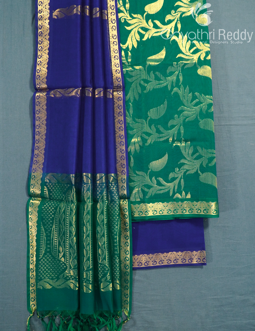 PURE KANCHI PATTU (D.M) 3PC-KPDM59