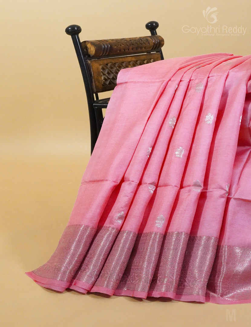 PURE ZARI TUSSAR SILK-TS1225