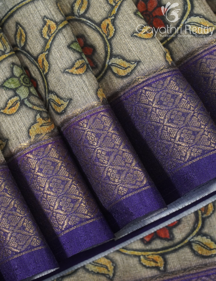 SEMI TUSSAR SAREE-ST1167