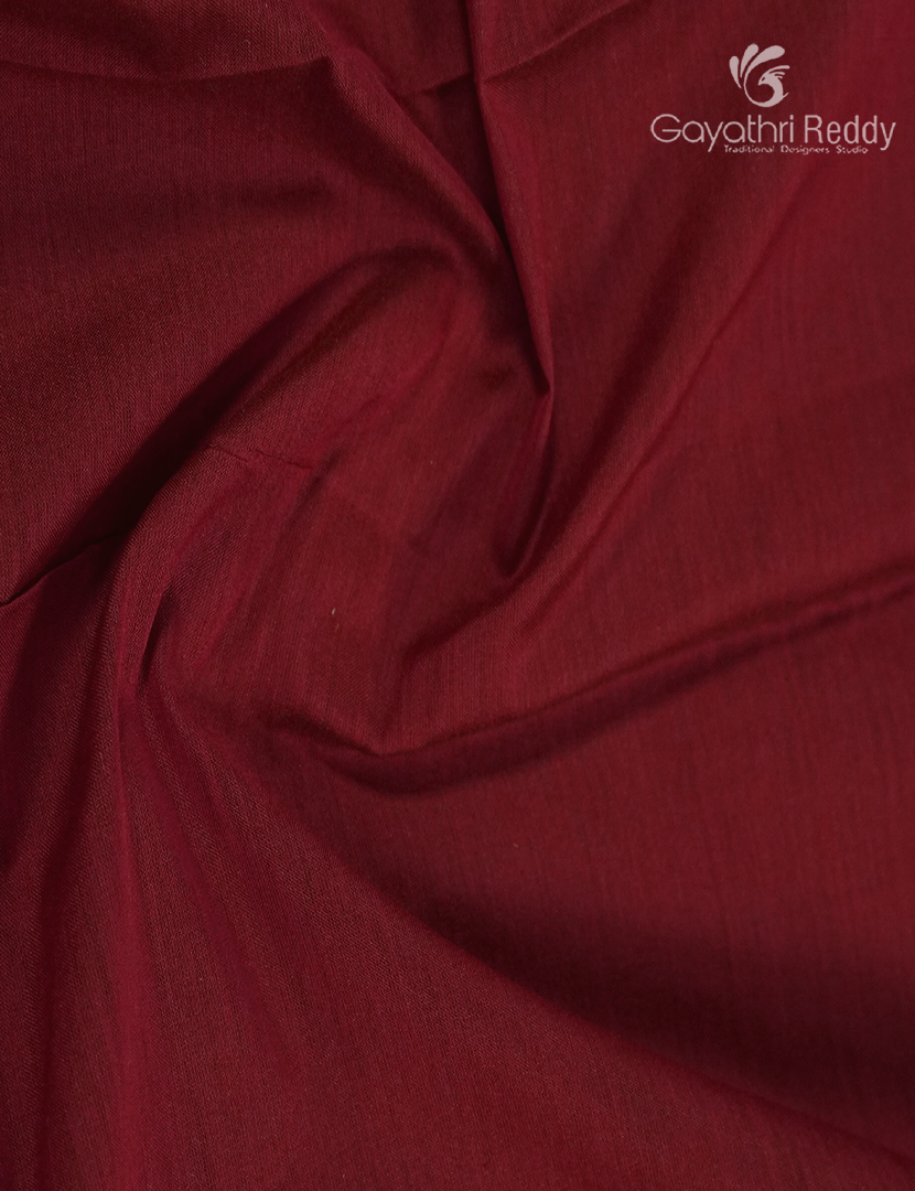 Pure Narayanpet Cotton Saree in Maroon