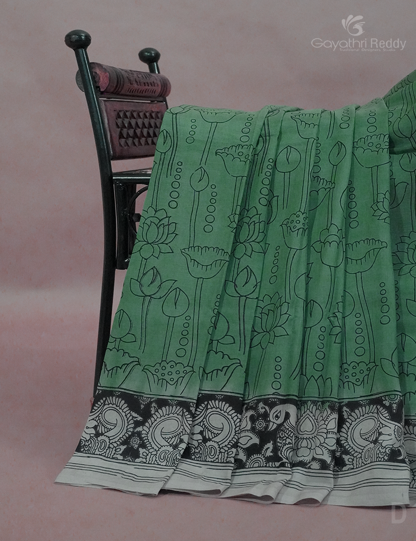 PURE KALAMKARI  KADI  SILK -KKS2