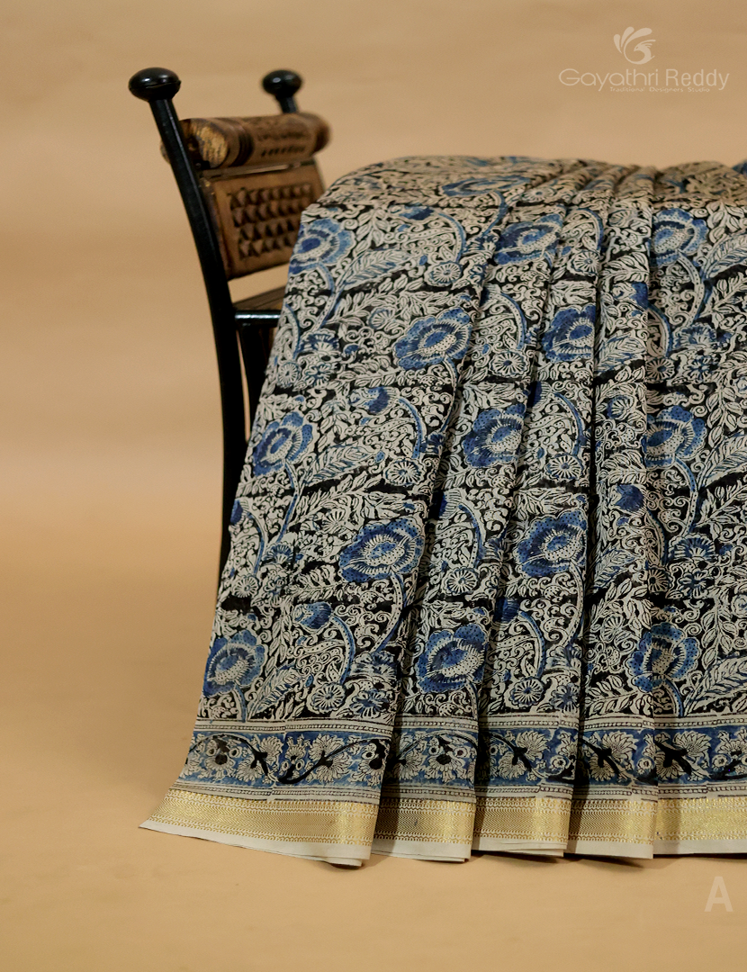 PURE KALAMKARI CHANDERI-KCS40