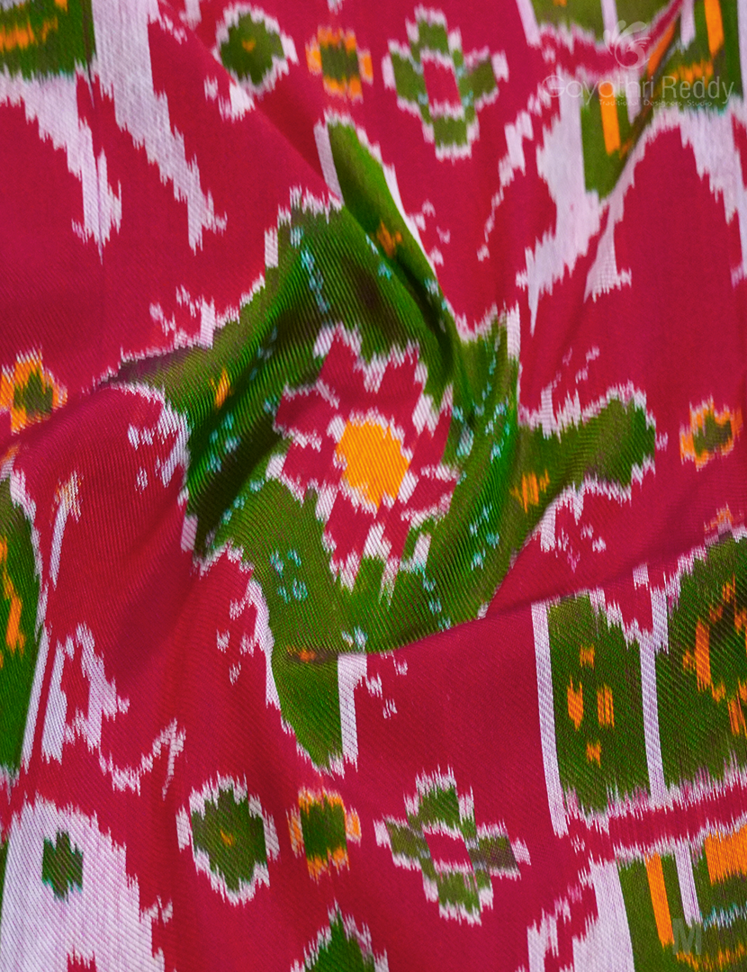 PURE TWILL IKKAT PATTU-IP717