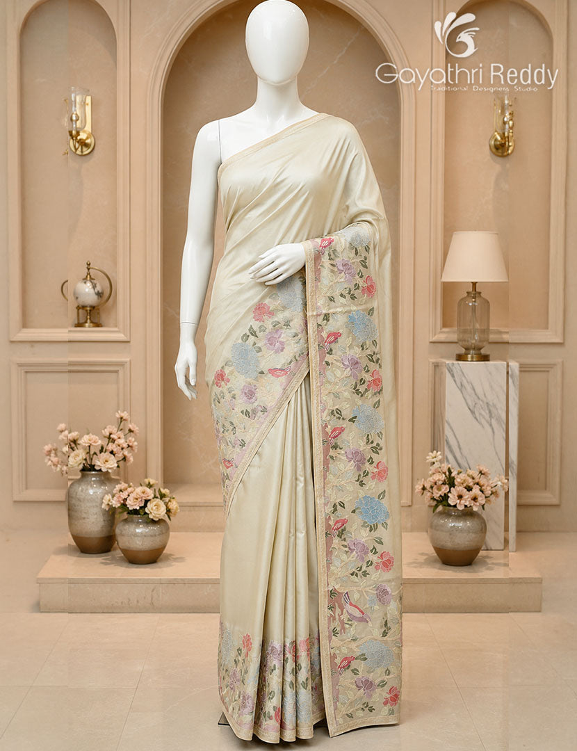 DUPION SILK FANCY SAREE -DSF26