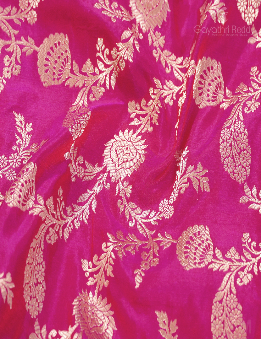 PURE BANARAS KATAN SILK JAAL-BP1086