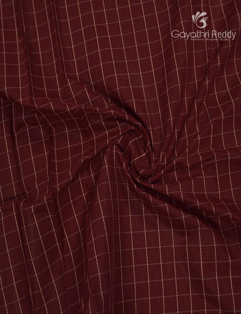 Kanchipuram Sico Saree in Maroon and Violet
