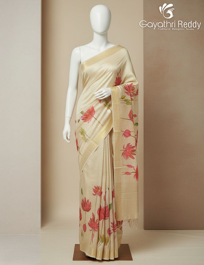 SEMI TUSSAR SAREE-ST1125