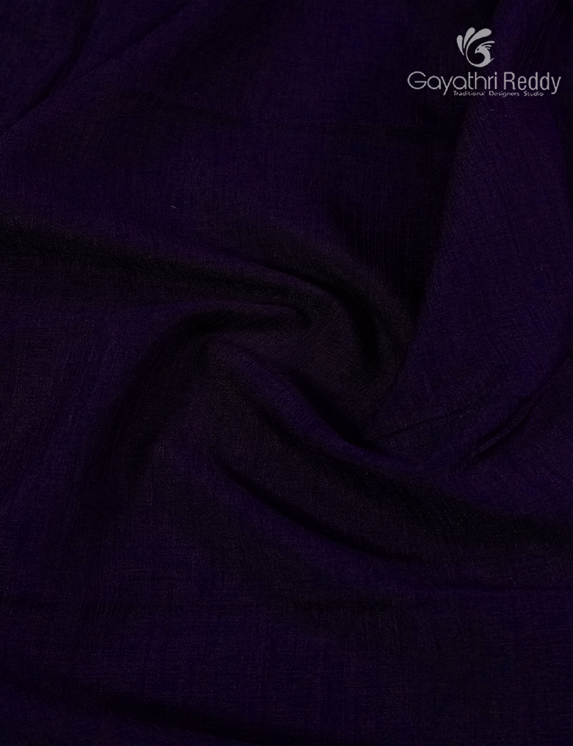 Semi Tussar Saree in Black