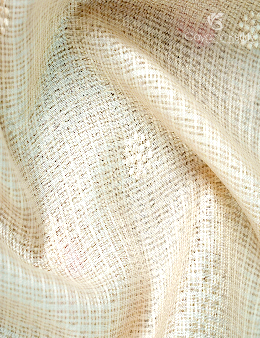 Kota Fancy Saree in Pastel yellow