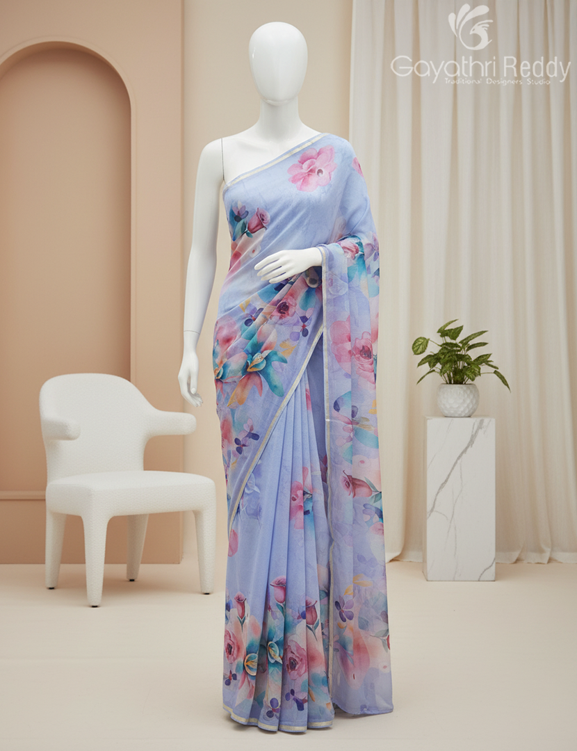 CHIFFON SAREE-SH672