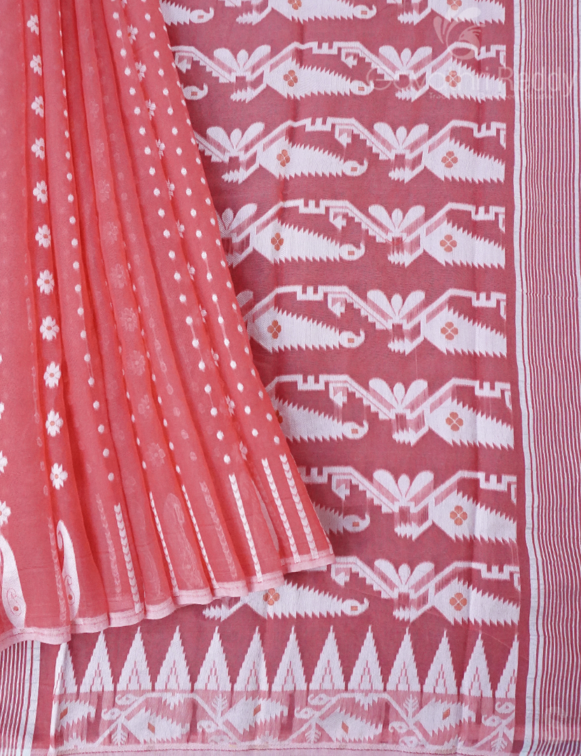 JAMDANI COTTON(WITHOUT BLOUSE)-JMC532