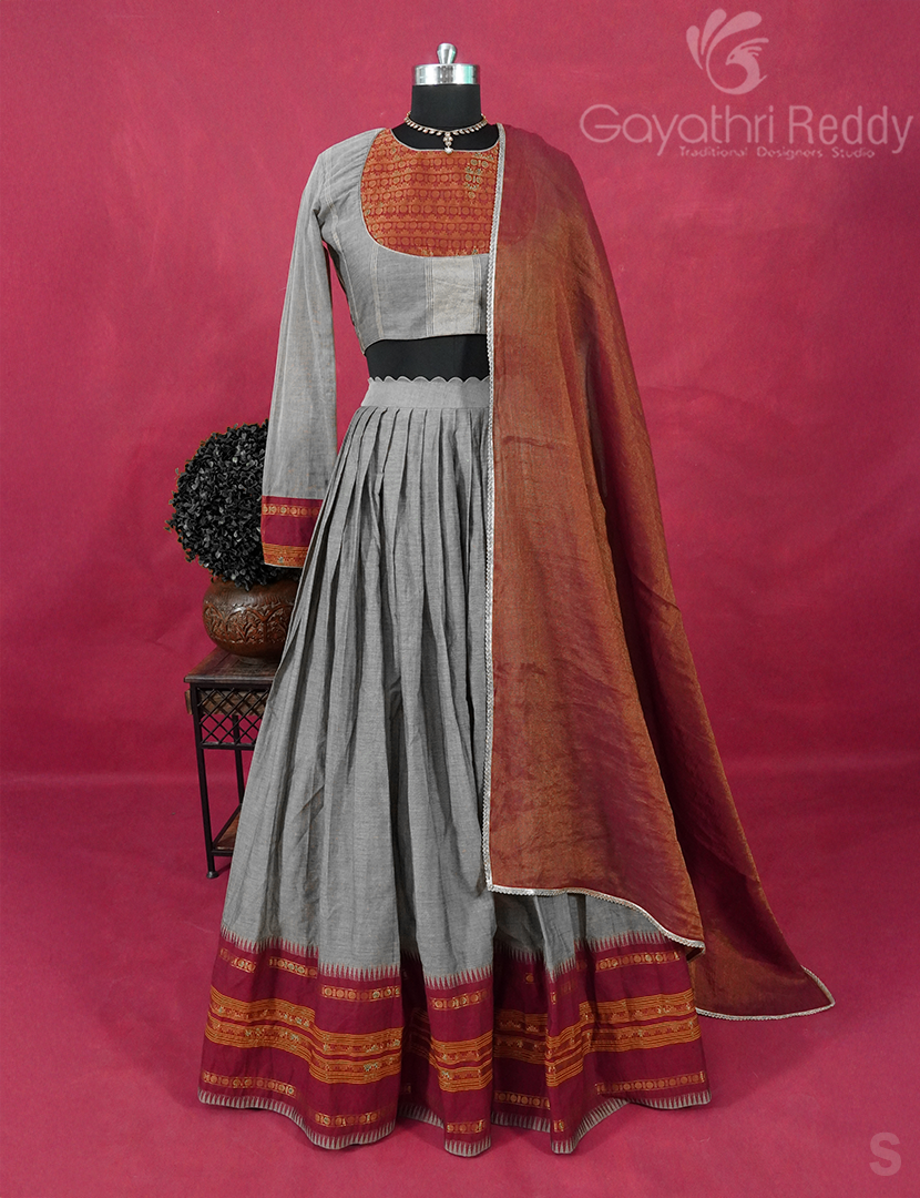 PURE KANCHI COTTON LEHENGA-KCL3
