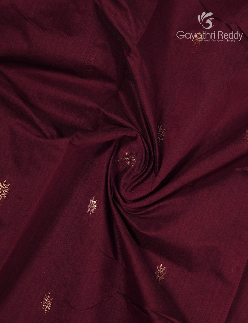 Sico Saree in Maroon and Black