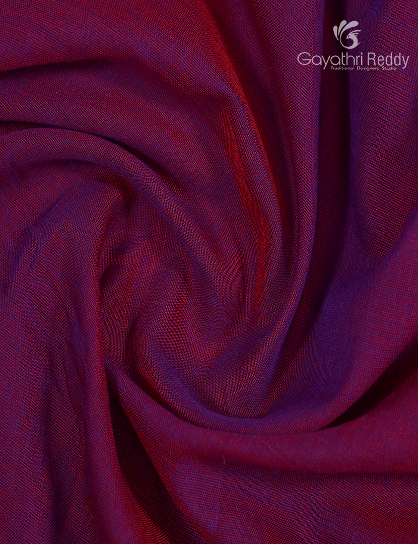 Pure Narayanpet Cotton Saree in Magenta Pink