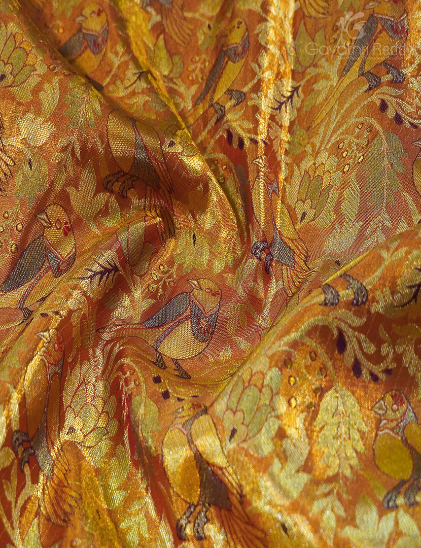 PURE KANCHI PATTU TISSUE-KP7479