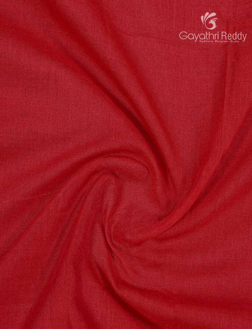 Pure Narayanpet Cotton Saree in Red